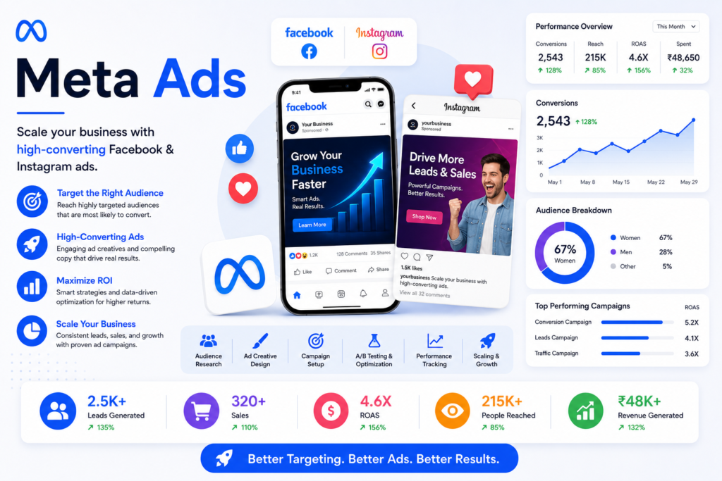TejMedia Meta Ads Agency India — Facebook Instagram Advertising Results